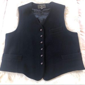 Vintage Compagnie Int Express Wool Blend  Vest.